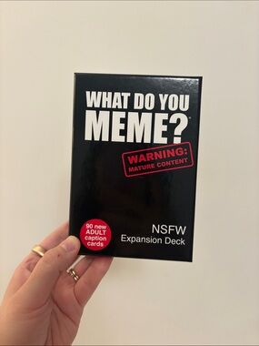 What Do You Meme? NSFW Expansion Deck - Black